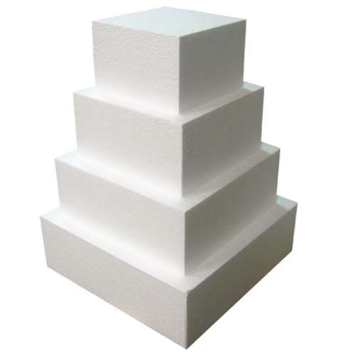 Square Cake Dummy - 12 inch - Click Image to Close